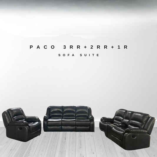 Paco 3RR+2RR+1R Sofa Suite