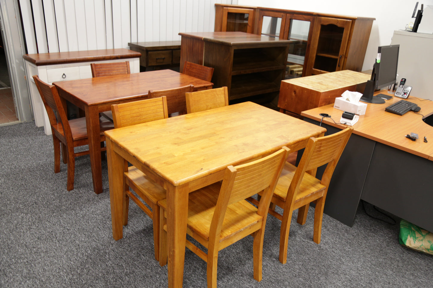 Rubberwood 5 Piece Dining Suite